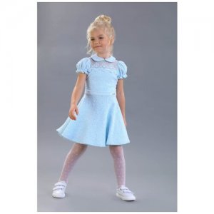 Платье , размер 110, голубой Маленькая Леди. Цвет: голубой