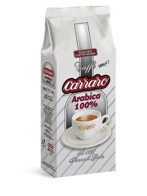 Carraro Arabica 100%  500 гр вак (зерн). Цвет: коричневый