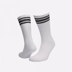 Носки Striped Sox, размер 42/45, белый, черный Sneakerhead. Цвет: белый/белый-черный/черный