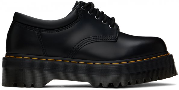 Черные кожаные дерби на платформе 8053 Dr. Martens