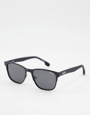Черные квадратные солнцезащитные очки Quay-Черный цвет Quay Australia