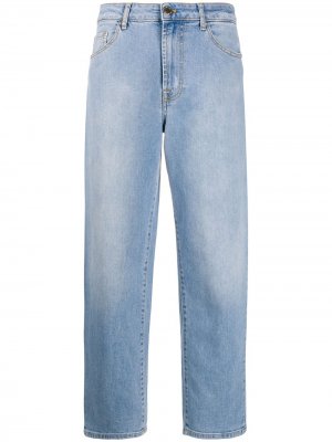 Укороченные джинсы бойфренды Pinko. Цвет: синий