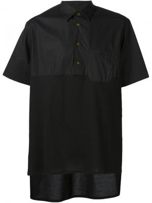 Рубашка с короткими рукавами на пуговицах Vivienne Westwood Man. Цвет: чёрный