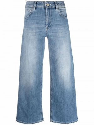 Укороченные джинсы широкого кроя DONDUP. Цвет: синий