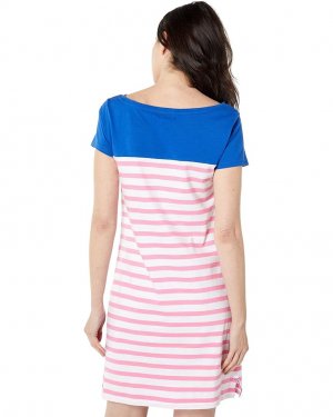 Платье U.S. POLO ASSN. Stripe Boatneck Dress, цвет Blue Raft