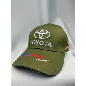 Бейсболка бини Мужская Toyota/кепка Toyota/мужская кепка ТОЙОТА, размер 55-58, зеленый TOYOTA. Цвет: зеленый/хаки