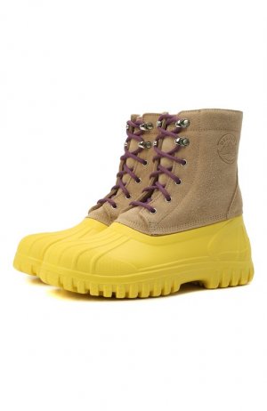 Комбинированные ботинки Anatra Diemme. Цвет: жёлтый