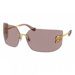 Солнцезащитные очки , коричневый Miu. Цвет: коричневый