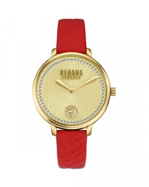 Часы La Villette с кристаллами, 36 мм , цвет Gold Versus Versace
