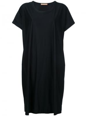 Трикотажное платье-футболка Nehera. Цвет: чёрный