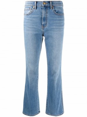 Укороченные джинсы Tory Burch. Цвет: синий