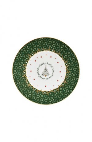 Тарелка салатная Sapin Noel Vert Bernardaud. Цвет: зелёный