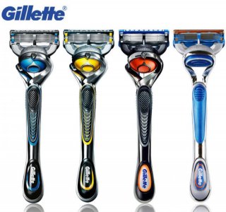 Оригинальные лезвия для бритья Fusion мужчин ProGlide ProShield, опасная бритва Gillette