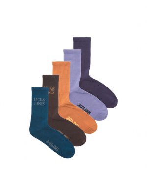 Комплект из 5 высоких мужских носков , мультиколор Jack&Jones