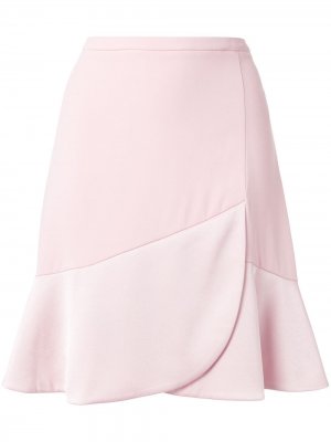 Расклешенная юбка мини Paule Ka. Цвет: розовый