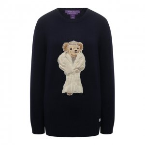 Кашемировый пуловер Ralph Lauren. Цвет: синий
