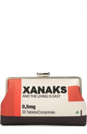 Клатч Xanaks с вышивкой бисером Sarah’s Bag. Цвет: разноцветный