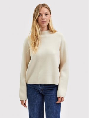 Пуловер свободного кроя , бежевый Selected Femme