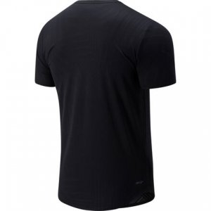 Рубашка Q Speed ​​с короткими рукавами мужская , черный New Balance