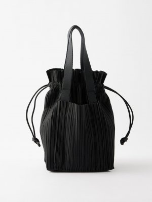 Большая сумка-тоут со складками , черный Pleats Please Issey Miyake