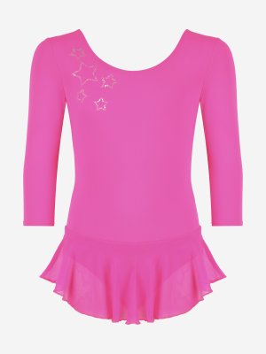 Купальник гимнастический для девочек , Розовый, размер 116 Demix. Цвет: розовый