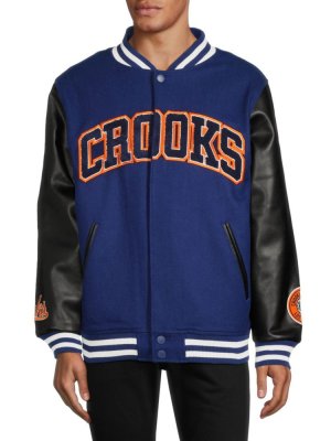 Университетская куртка с логотипом Collegiate, темно-синий Crooks & Castles