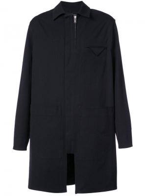 Пальто с классическим заостренным воротником Siki Im. Цвет: черный