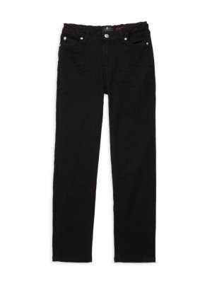 Узкие эластичные джинсы для мальчиков , черный 7 For All Mankind