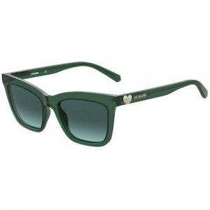 Солнцезащитные очки , зеленый LOVE MOSCHINO. Цвет: зеленый