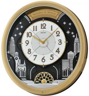 Настенные часы QXM285GT. Коллекция Интерьерные Seiko Clock