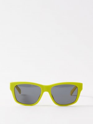 Солнцезащитные очки monochroms в квадратной оправе из ацетата , желтый Celine Eyewear