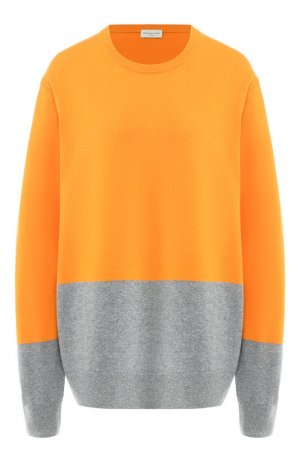 Кашемировый пуловер Dries Van Noten. Цвет: оранжевый