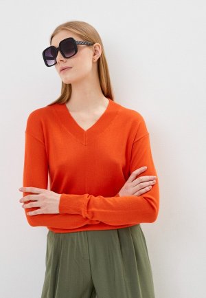 Пуловер Pompa. Цвет: оранжевый
