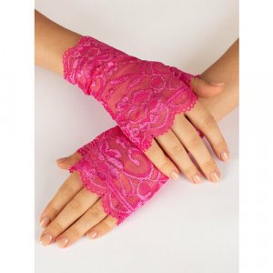 Перчатки , размер 7, розовый Kamukamu. Цвет: розовый