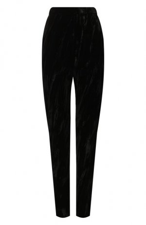 Бархатные брюки Saint Laurent. Цвет: чёрный
