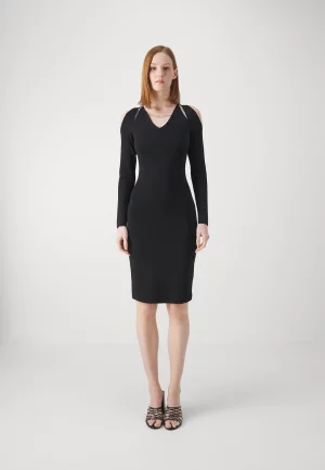 Платье из джерси CUT OUT DRESS, черный Karl Lagerfeld