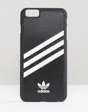 Черный чехол для iPhone 6 Plus/6s Plus от adidas Originals. Цвет: черный