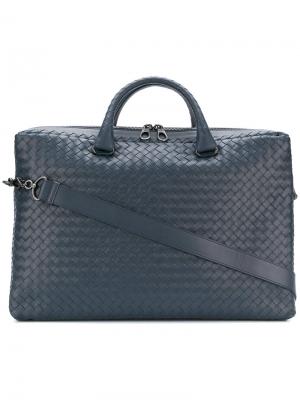 Intrecciato briefcase Bottega Veneta. Цвет: синий