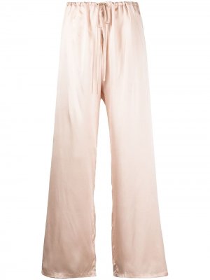 Пижамные брюки прямого кроя La Perla. Цвет: бежевый