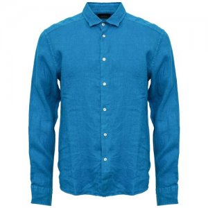 Рубашка , размер 56, голубой Peuterey. Цвет: голубой