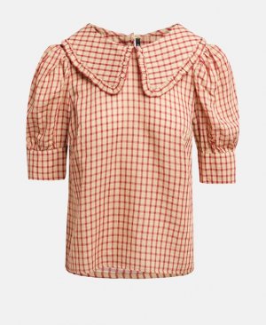 Рубашка блузка Hannes Roether, красный roether