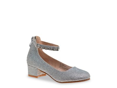 Туфли Evie — детская, серебряный металлик Badgley Mischka
