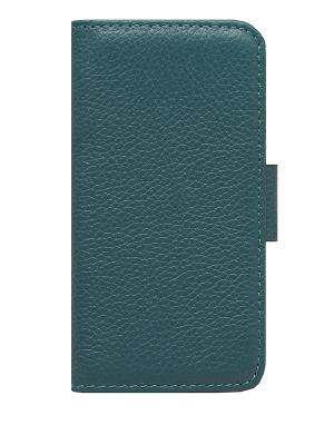 Чехол-книжка на Iphone 5/5S/5C Dimanche. Цвет: синий, зеленый, лазурный