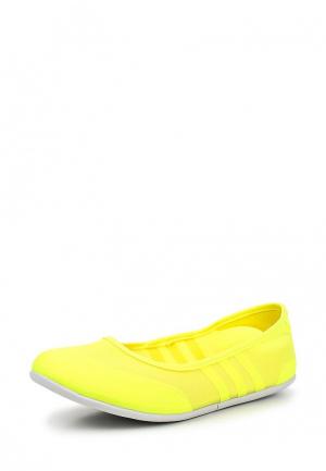 Балетки adidas Neo SUNLINA W. Цвет: желтый