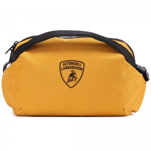 Поясная сумка Automobili Lamborghini. Цвет: жёлтый
