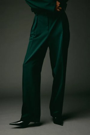 Брюки с зауженными штанинами, зеленый H&M