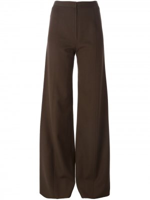 Широкие брюки Emanuel Ungaro Pre-Owned. Цвет: коричневый