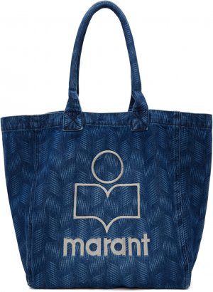 Синяя сумка-тоут с логотипом Yenky , цвет Blue Isabel Marant