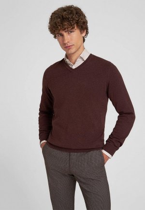 Пуловер Henderson. Цвет: коричневый