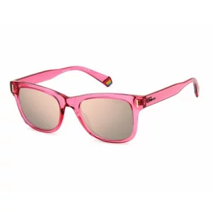 Солнцезащитные очки PLD-206367MU151JQ, золотой, розовый Polaroid. Цвет: золотистый/розовый